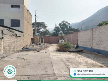 VENTA DE TERRENO EN CHACLACAYO