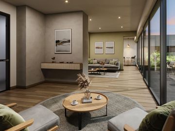 DEPARTAMENTO EN PRE VENTA (DICIEMBRE 2026) EN PLANOS DE 02  DORMITORIOS CON BALCÓN