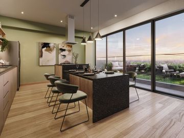 DEPARTAMENTO EN PRE VENTA (DICIEMBRE 2026) EN PLANOS DE 02  DORMITORIOS CON BALCÓN