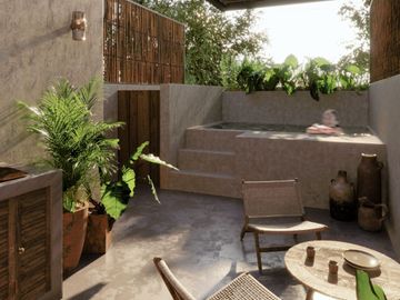 Hermosa casa con alberca privada en Puerto Aventuras