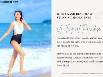 Seafront 1 Bedroom Pre-Selling - El Sol Mactan Cebu
