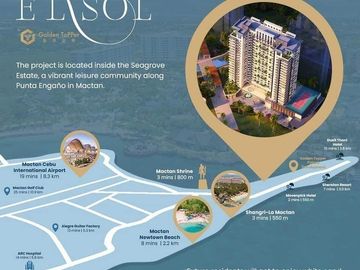 Seafront 1 Bedroom Pre-Selling - El Sol Mactan Cebu