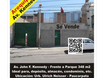 AV. KENNEDY - LOTE DE 348M3 IDEAL PARA CONDOMINIO, ALMACÉN , DEPÓSITO, ETC.