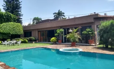 Jardines De Delicias Cuernavaca Se Vende Casa Un Nivel C/Vigilancia En Zona Dorada