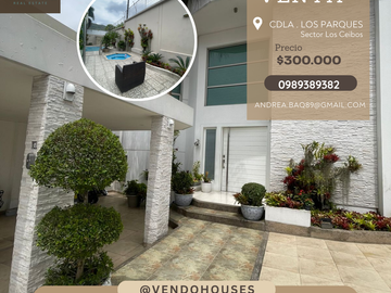 Moderna casa en venta Los Ceibos, urbanización Los Parques