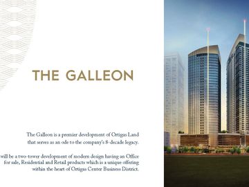 Pre-Selling Premium Office Space For Sale with Parking Slot in Ortigas Center at Office at The Galleon
