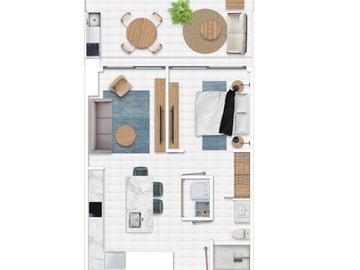 DEPTO UNA BAY | Modelo 70m2 vista al Metropolitano | Departamento en Venta | León Guanajuato
