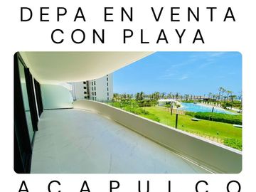 Depa CON PLAYA EN VENTA de 5 recámaras CON VISTA AL MAR