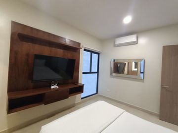 Departamento en venta de 1 habitación, 2 baños completos, Distrito corazón Playa del Carmen, QUintana Roo, a pocos pasos de la quinta avenida.