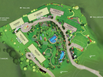 No interest Long Installment Condo Apartment in exclusive Tagaytay Highlands 1BR 2Br near Cavite Batangas Laguna