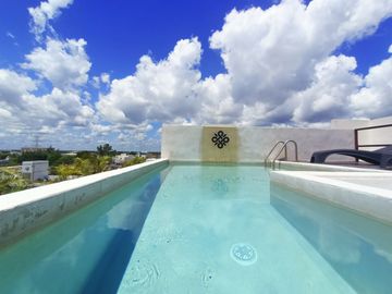 Departamento tipo estudio en venta, condominio Zulim 34, Colonia Gonzalo Guerrero, Playa del Carmen, Quintana Roo