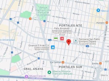 ¡¡¡ Departamento en Venta de 75 m² con 2 Recamarás y 2 Baños en Col. Portales Sur