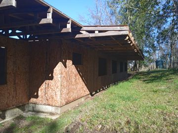 Casa por terminar 18 km Villarrica camino Ñancul Pitrufquén