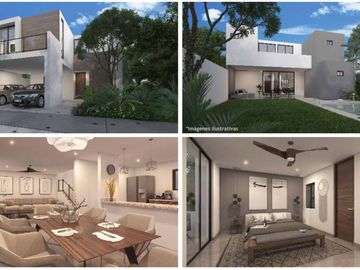 RESIDENCIAS EN VENTA EN MÉRIDA, YUCATAN, ZONA TEMOZÓN NORTE CON 3 Y 4 RECÁMARAS.