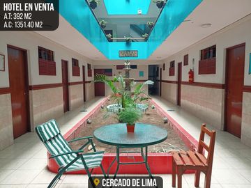 VENTA DE HOTEL EN EL CERCADO DE LIMA
