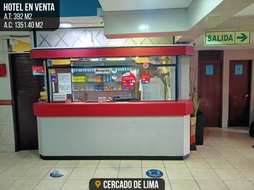 VENTA DE HOTEL EN EL CERCADO DE LIMA