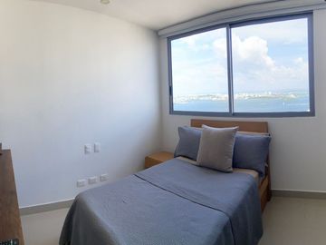APARTAMENTO EN VENTA VISTA AL MAR PISO ALTO EN BOCAGRANDE, CARTAGENA