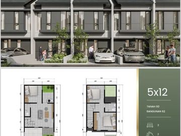 TERBARU! Rumah Park Sunrise Wonorejo 600Jtan Cluster Baru Dekat Raya MERR Rungkut Free Biaya2