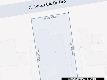 RUMAH, RUANG USAHA STRATEGIS di ZONA KOMERSIAL, Jl TEUKU CIK DITIRO, MENTENG, JAKPUS