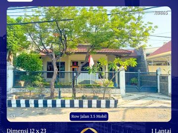 JUAL RUMAH RAYA KUTISARI INDAH TENGGILIS SURABAYA 3.8M