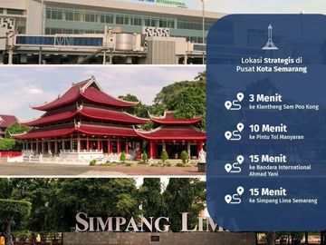 Rumah Manyaran View Indahnya Kota Sebelah RAMAI Swalayan Semarang