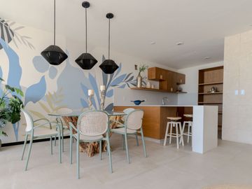 Lujosa Villa frente al mar de Telchac Puerto con 3 habitaciones