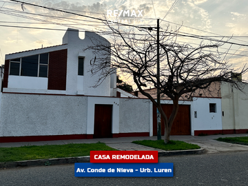 Casa Remodelada En Ocasión: Av. Conde De Nieva - Urb. Luren (Ica)