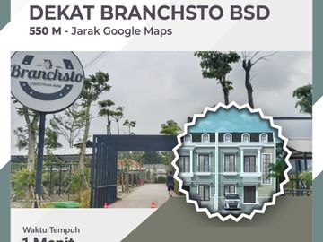 Rumah Mtr BSD Serpong, Baru 2 LANTAI, Mewah Harga Murah Townhouse Exclusive di Tangerang Jual Dijual