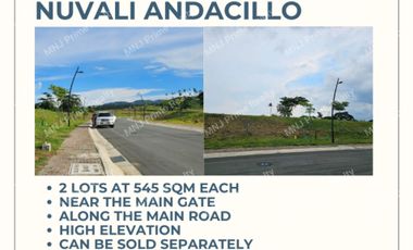 Nuvali Andacillo (2 adjacent lot)