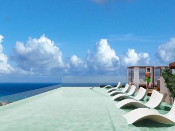 Penthouse con rooftop y alberca Privada, en venta,, Colosio, Playa del Carmen.