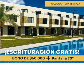 CASA EN VENTA EN XOCHITEC DENTRO DE FRACCIONAMIENTO CON AMENIDADES Y SEGURIDAD