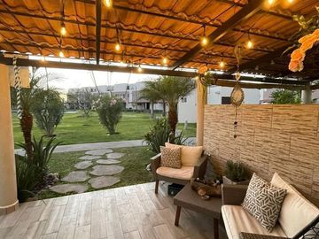 CASA EN VENTA EN FRACCIONAMIENTO CON CANCHAS DEPORTIVAS, CUATRO RECAMARAS, ROOFGARDEN CON JACUZZI