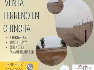 Venta terreno en Chincha