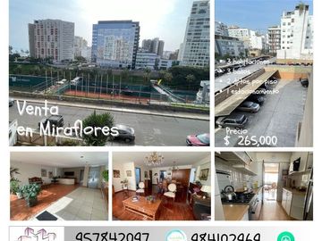 VENTA DEPARTAMENTO EN MIRAFLORES,PISO 4