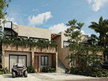 Departamento con jardín, alberca y Cenotes, en venta, Región 10, Tulum
