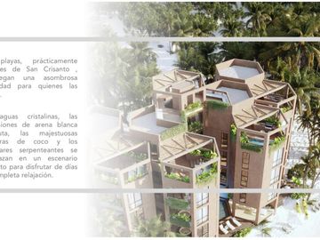 DEPARTAMENTO EN VENTA EN SAN CRISANTO YUCATAN FRENTE AL MAR