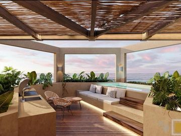 DEPARTAMENTO EN VENTA EN SAN CRISANTO YUCATAN FRENTE AL MAR