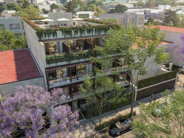 Departamento con rooftop, alberca, asador, en venta Polanco, pre-construcción, Ciudad de México.