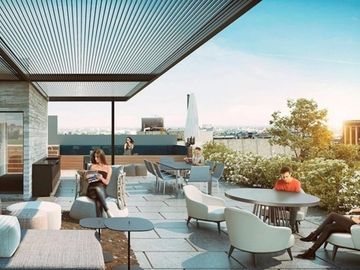 Departamento con rooftop, alberca, asador, en venta Polanco, pre-construcción, Ciudad de México.