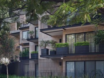 Departamento con rooftop, alberca, asador, en venta Polanco, pre-construcción, Ciudad de México.
