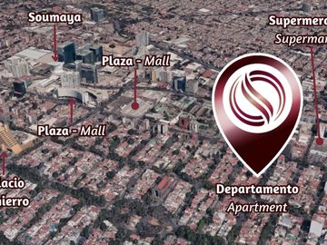Departamento con rooftop, alberca, asador, en venta Polanco, pre-construcción, Ciudad de México.