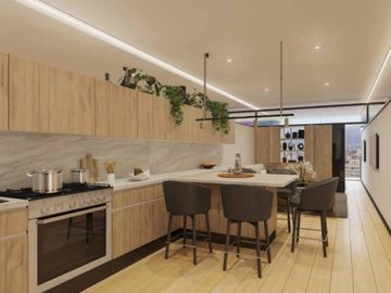 Departamento con rooftop, alberca, asador, en venta Polanco, pre-construcción, Ciudad de México.