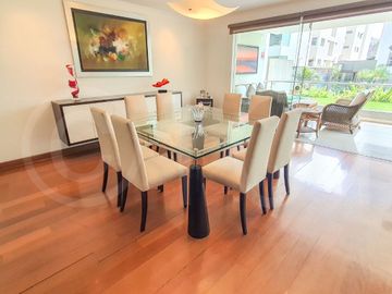 LINDO Y EXCLUSIVO DEPARTAMENTO CON JARDIN Y TERRAZA GOLF LOS INCAS