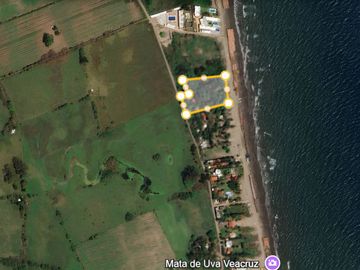 VENTA DE TERRENO FRENTE A PLAYA EN MATA DE UVA, ALVARADO, VER.