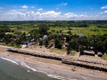 VENTA DE TERRENO FRENTE A PLAYA EN MATA DE UVA, ALVARADO, VER.