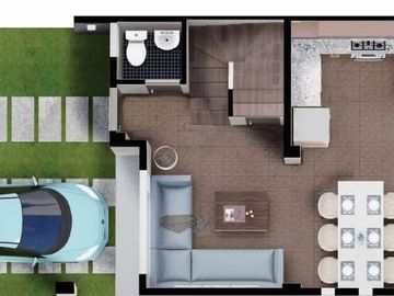 Conocoto 3 dormitorios 2 parqueaderos. Aplica Crédito VIP Casa por estrenar en venta. Valle de los Chillos.