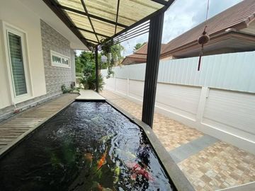 Second-hand detached house for sale, good location, near community, Nong Kho, Sriracha, Chonburi