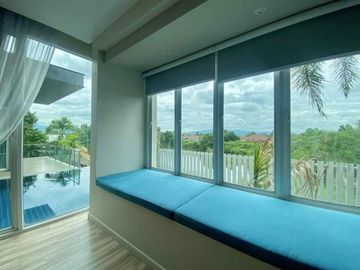 Second-hand detached house for sale, good location, near community, Nong Kho, Sriracha, Chonburi