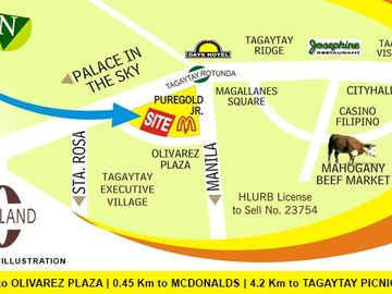 Cityland Tagaytay Prime Residences 1-Bedroom Unit