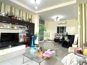หมู่บ้านภูมิสิริ รังสิต คลอง 4 ปทุมธานี Baan Poomsiri Rangsit Klong 4 ขายด่วน บ้านเดี่ยว 2 ชั้น เนื้อที่ 75.30 ตร.ว ทำเลดี แปลงริม ราคาต่อรองได้